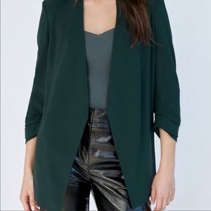 NWT Aritzia Babaton Power Hip Blazer in Scarab